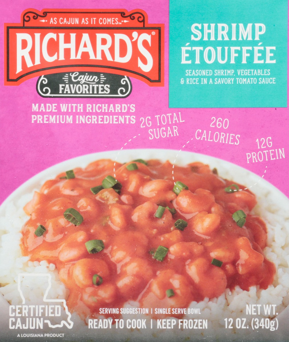 slide 12 of 14, Richard's Cajun Favorites Shrimp Etouffee 12 oz, 12 oz