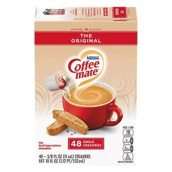 Coffee mate Nestle Coffee Mate Coffee Creamer Original Liquid Creamer Singles 0.375 Fl