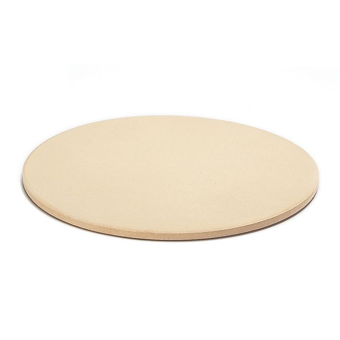 slide 1 of 3, Outset Round Grill Pizza Stone - Beige, 16.5 in