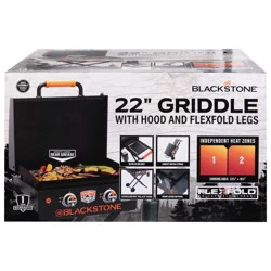 Blackstone 22 Inch Griddle with Hood and Flexfold Legs 1 ea