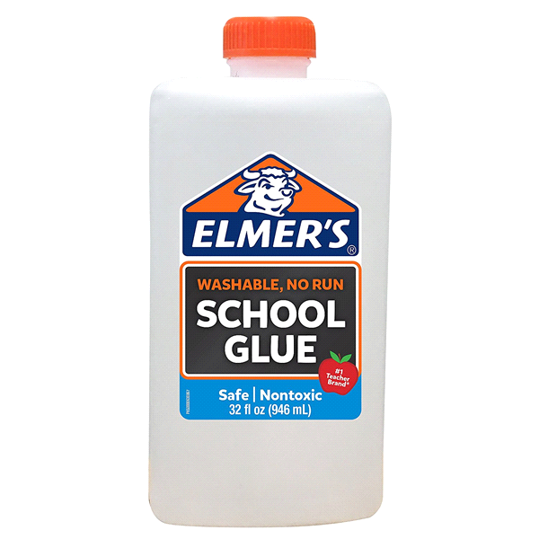 slide 1 of 1, Elmer's White Washable Liquid School Glue, 32 oz