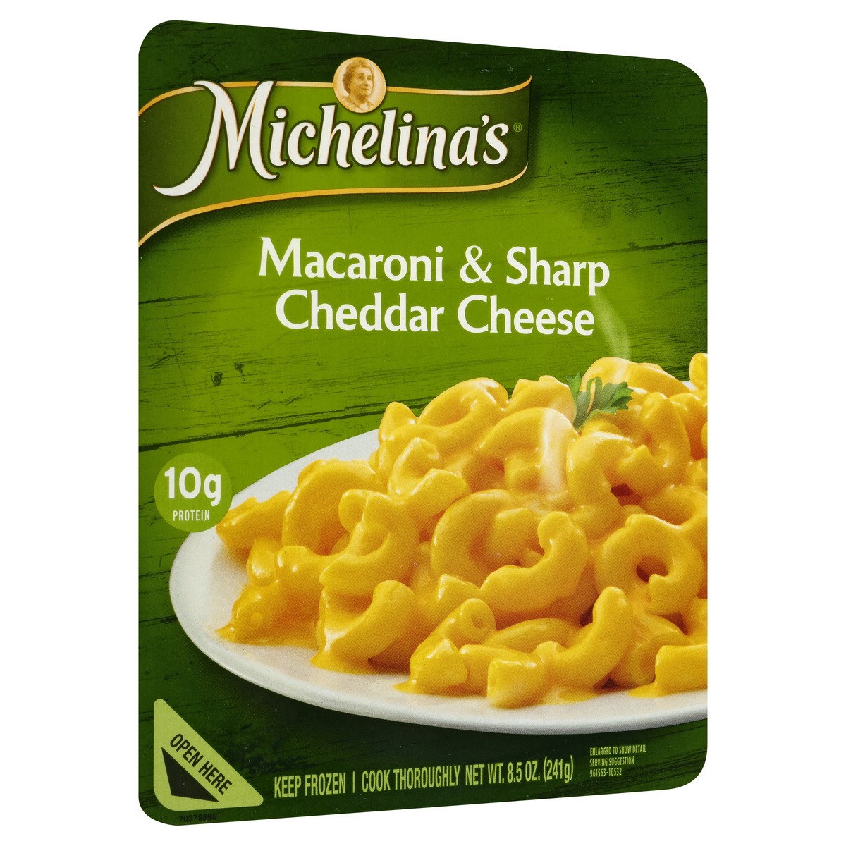 slide 8 of 9, Michelina's Macaroni & Sharp Cheddar Cheese, 8.5 oz