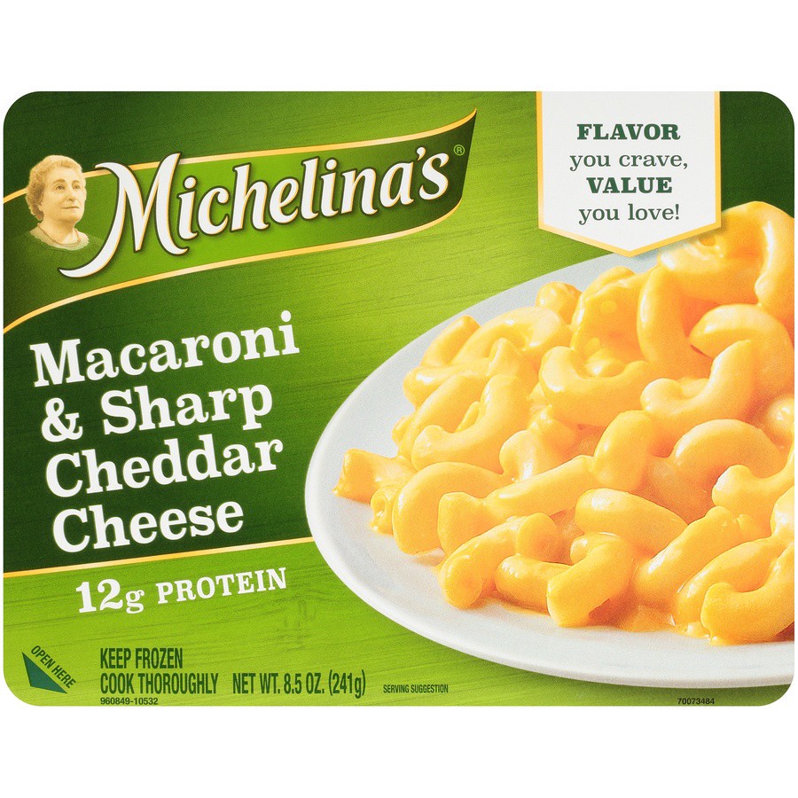 slide 1 of 9, Michelina's Macaroni & Sharp Cheddar Cheese, 8.5 oz