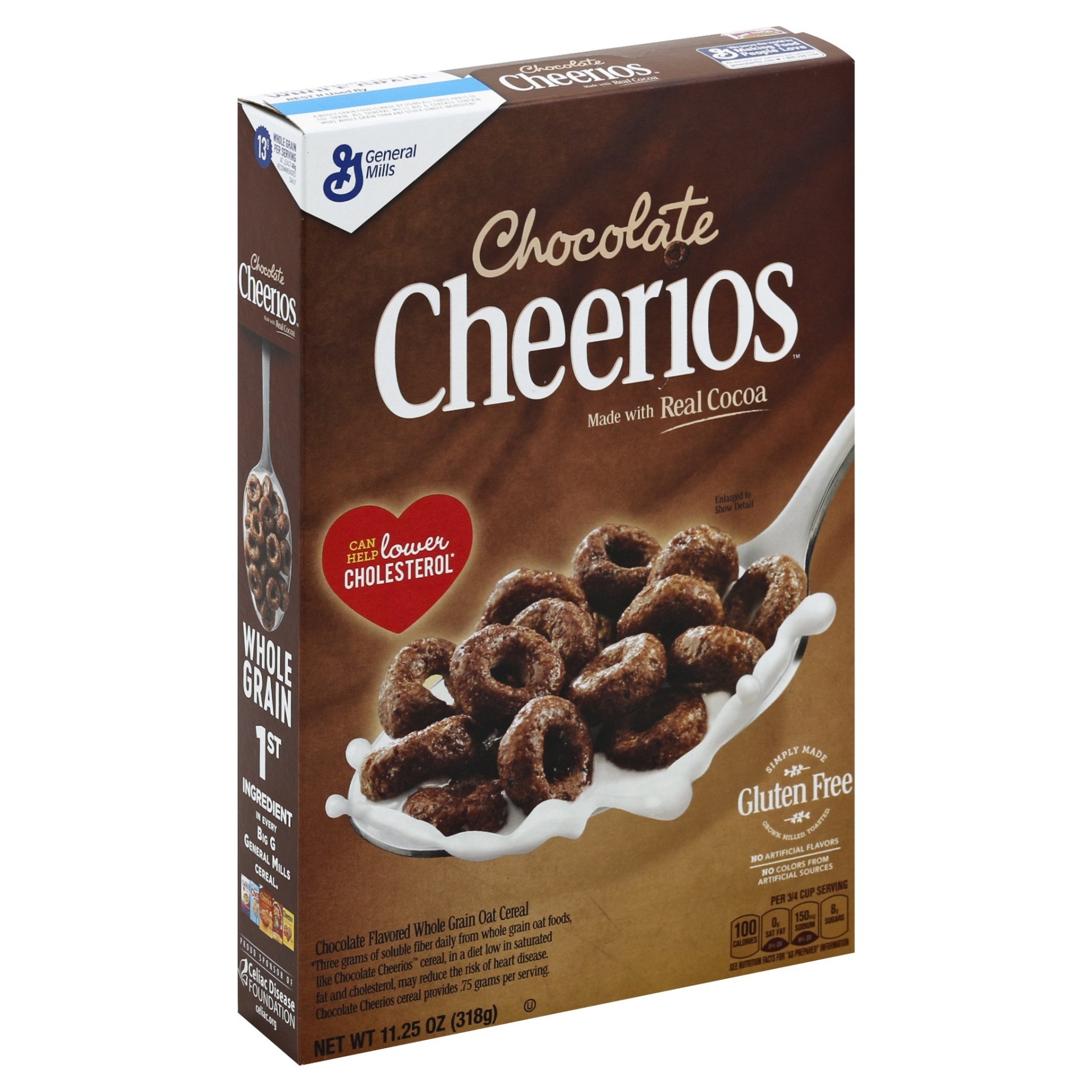 slide 1 of 1, Chocolate Cheerios Cereal, Gluten Free, 11.25 oz