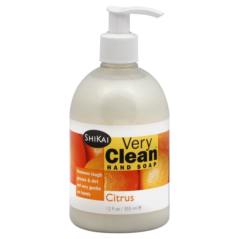 slide 1 of 3, ShiKai Very Clean Citrus Liquid Hand Soap, 12 fl oz