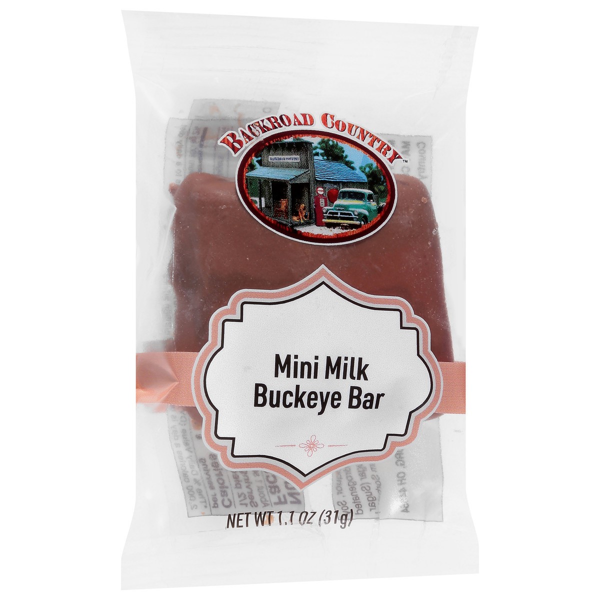 slide 6 of 12, Backroad Cntry Mini Choc Buckeye Bar, 1 ct