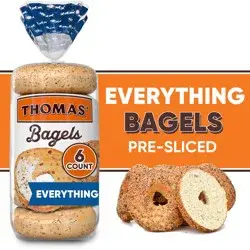 Thomas' Everything Bagels, 6 count, 20 oz