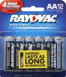 Rayovac Batteries 12 ea