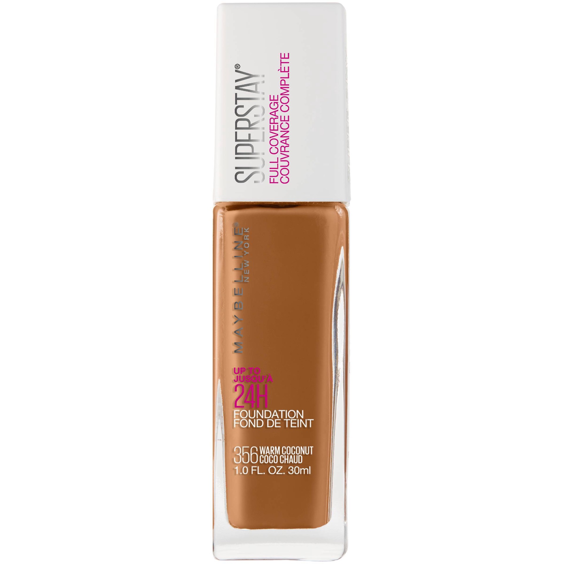 slide 1 of 2, Maybelline Superstay 24-Hour Full Coverage 356 Warm Coconut Foundation, 1 ct