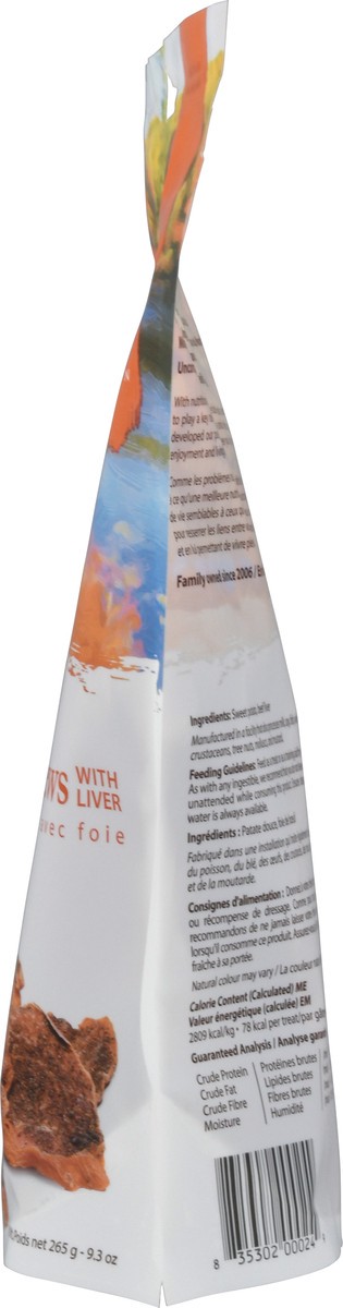 slide 2 of 9, Caledon Farms Sweet Potato Chews with Liver Dog Treats 9.3 oz, 9.3 oz