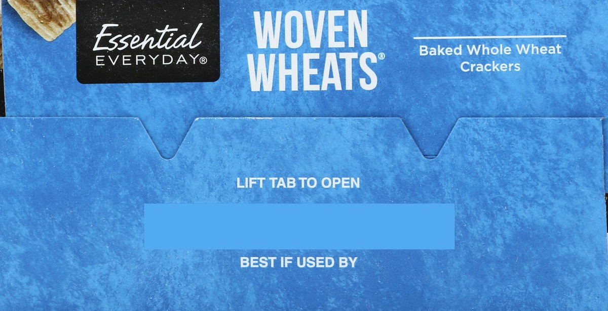 slide 6 of 6, Essential Everyday Crackers, Woven Wheats, 9 oz