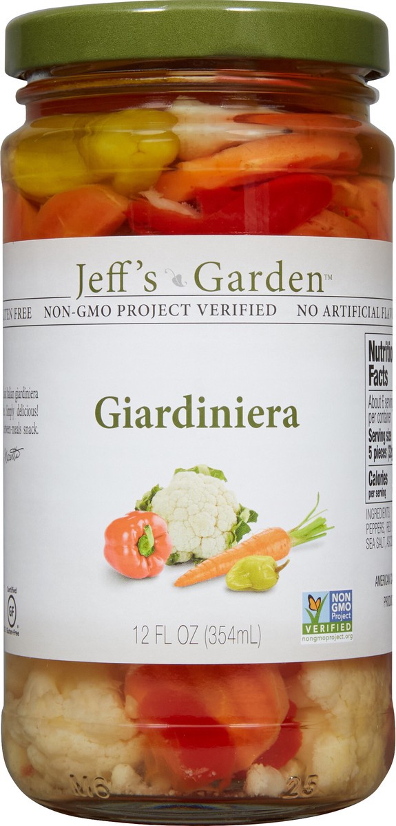 slide 5 of 7, Mezzetta Jeff's Garden Giardiniera, 12 fl oz, 12 fl oz