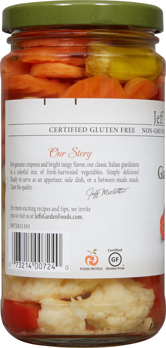 slide 6 of 7, Mezzetta Jeff's Garden Giardiniera, 12 fl oz, 12 fl oz