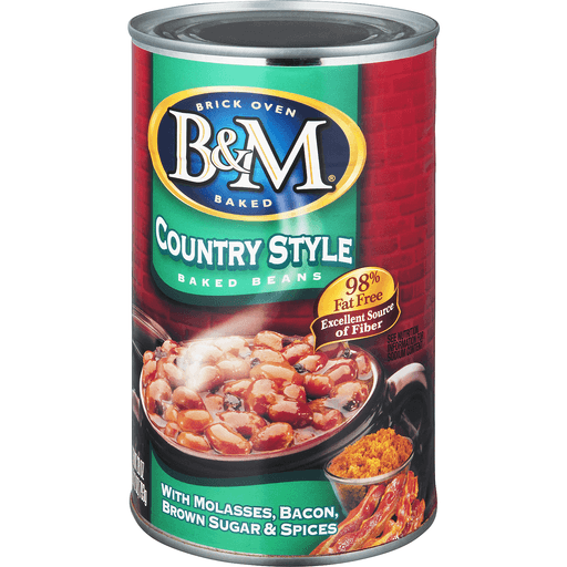 slide 3 of 8, B&M Country Style Beans, 28 oz
