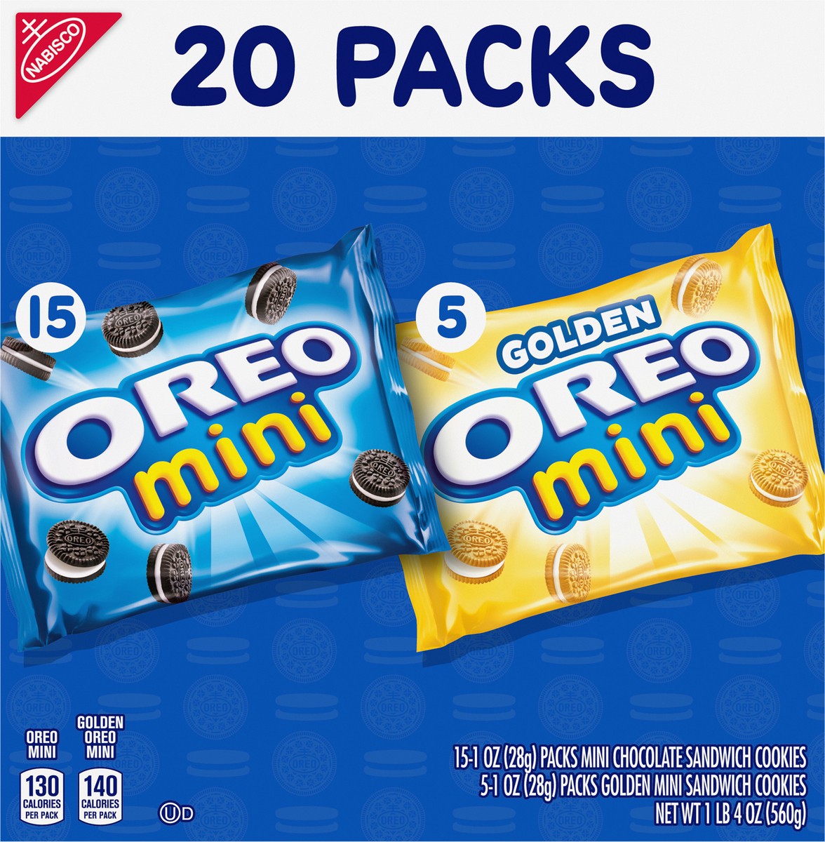 slide 6 of 9, Nabisco Mini Oreo Variety Pack, 20 ct