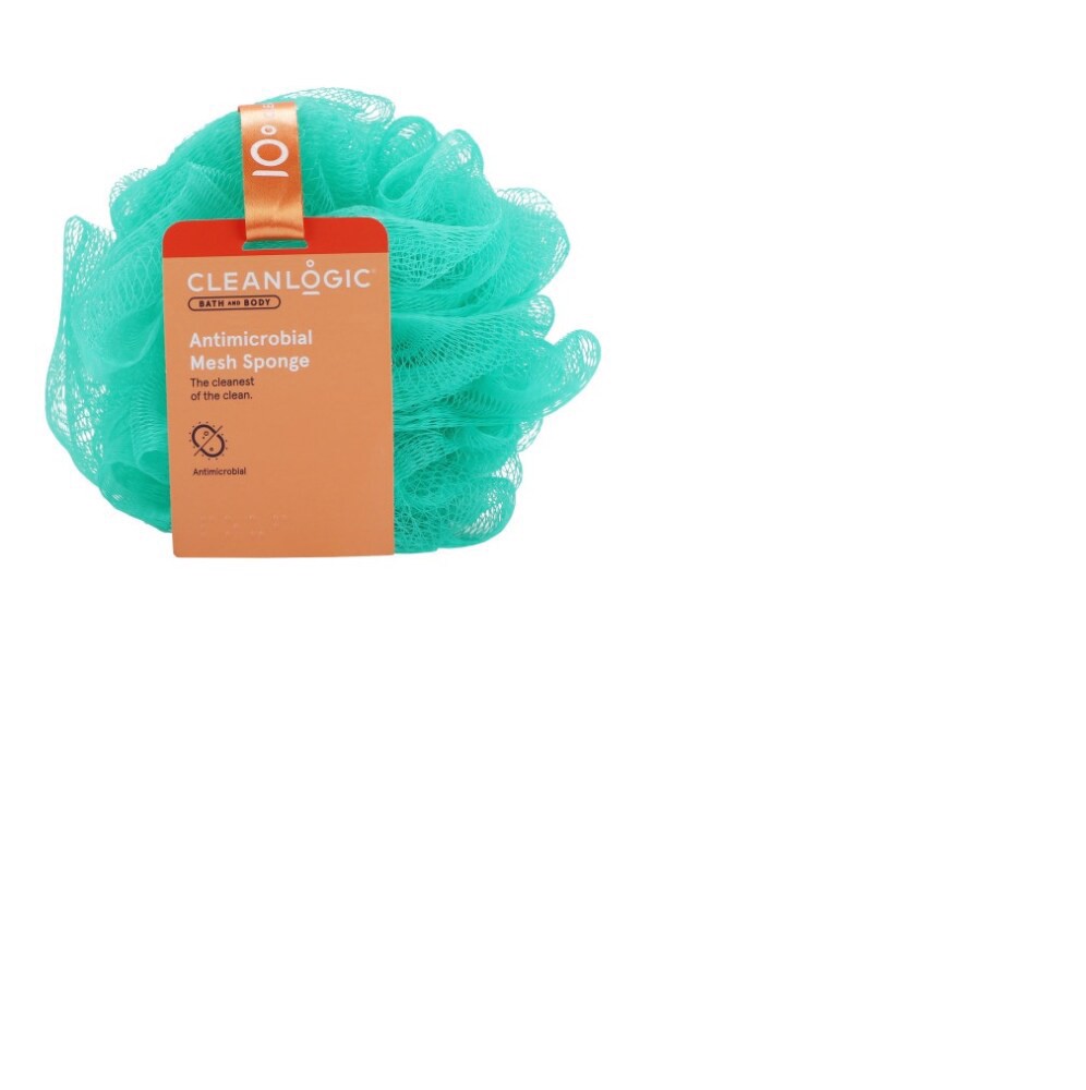 slide 1 of 1, cleanlogic Antimicrobial Mesh Sponge, 1 ct