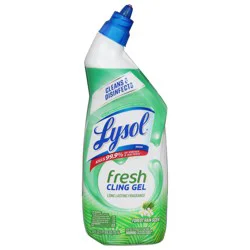Lysol Fresh Cling Gel Forest Rain Scent Toilet Bowl Cleaner 24 fl oz