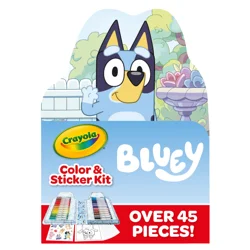 Crayola Kids Can Color Some Of Their Favorite Bluey Characters With The Included Coloring Pages And Stickers. The Washable Markers Ensure Easy Cleanup For Surfaces And Hands, And Pack Easily Back Into Their Storage Tray.