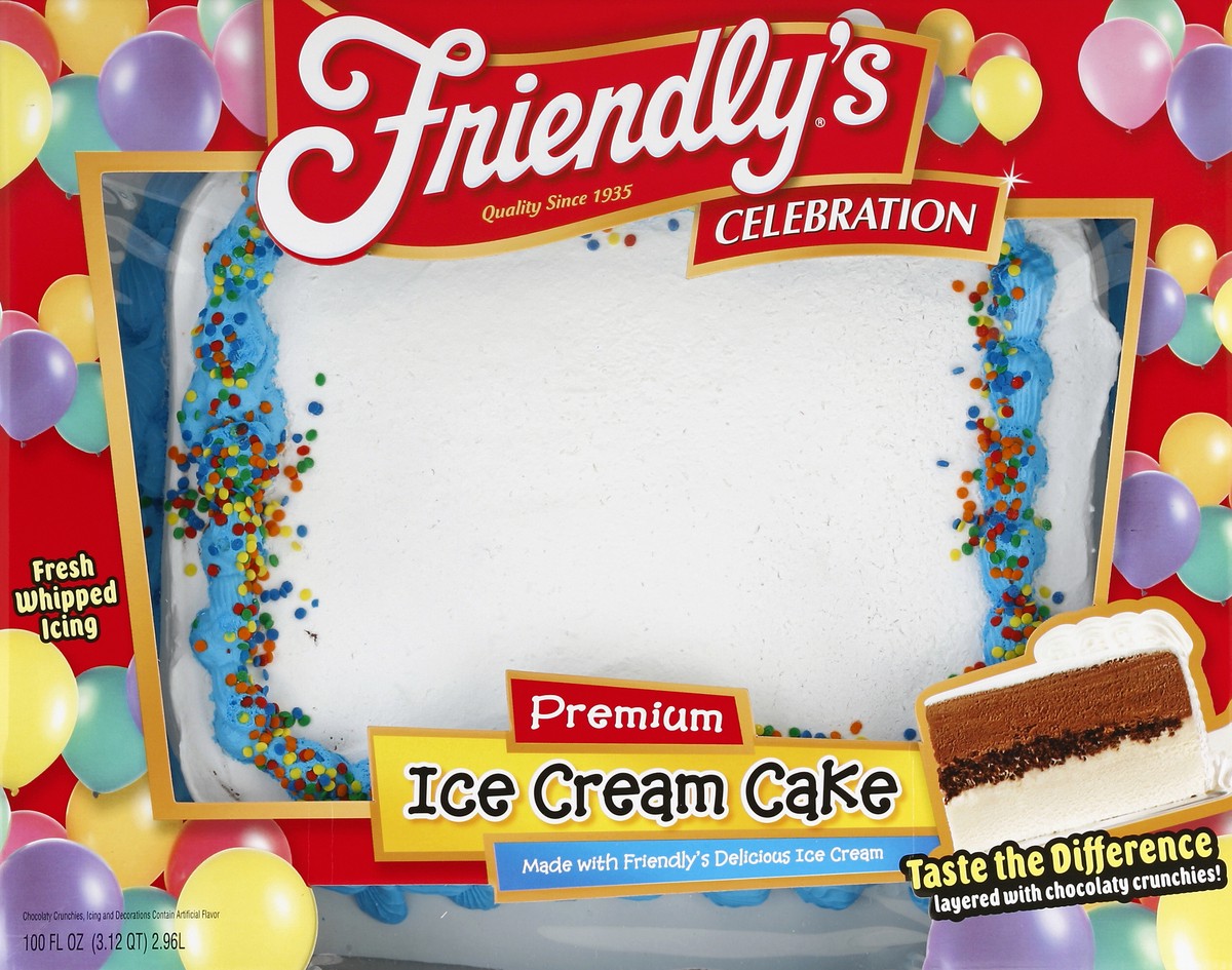 slide 6 of 8, Friendly's Celebration Ice Cream Cake 100 fl oz, 100 fl oz