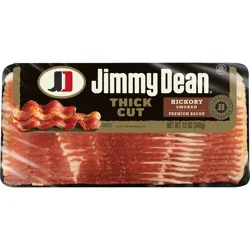 Jimmy Dean Premium Hickory Smoked Thick Cut Bacon, 12 oz