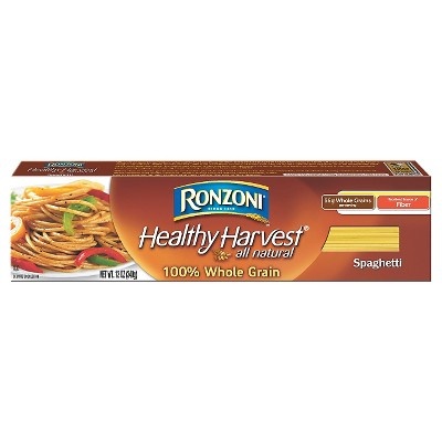 slide 1 of 1, Ronzoni Healthy Harvest Whole Wheat Spaghetti Pasta, 16 oz