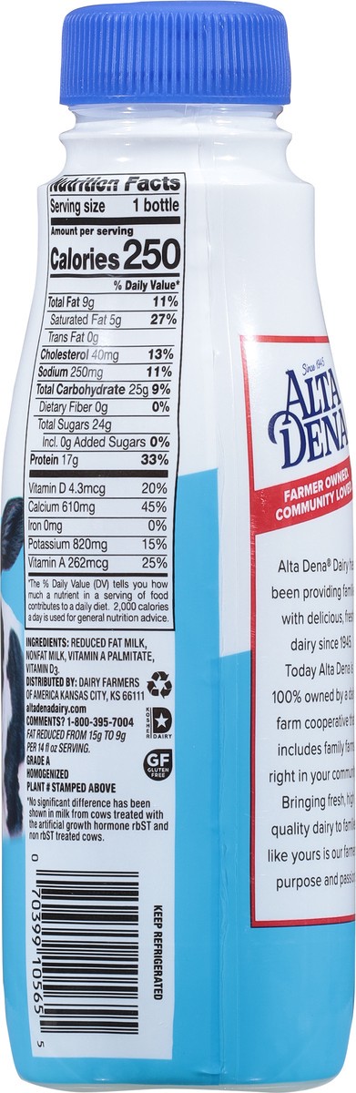 slide 8 of 9, Alta Dena Dairy 2% Reduced Fat Milk, 14 Fl Ounce - 1 Container, 14 fl oz