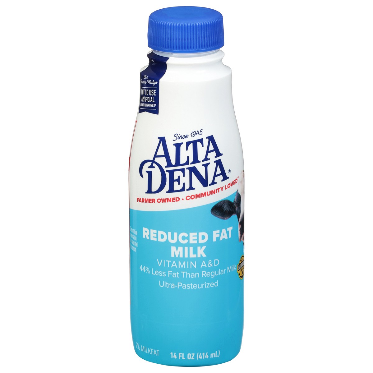 slide 1 of 9, Alta Dena Dairy 2% Reduced Fat Milk, 14 Fl Ounce - 1 Container, 14 fl oz