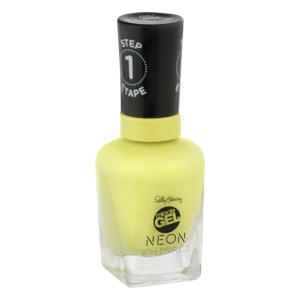 slide 2 of 9, Sally Hansen Miracle Gel Neon Lemon-Chillo 055 Gel Polish 14.7 ml, 14.70 ml