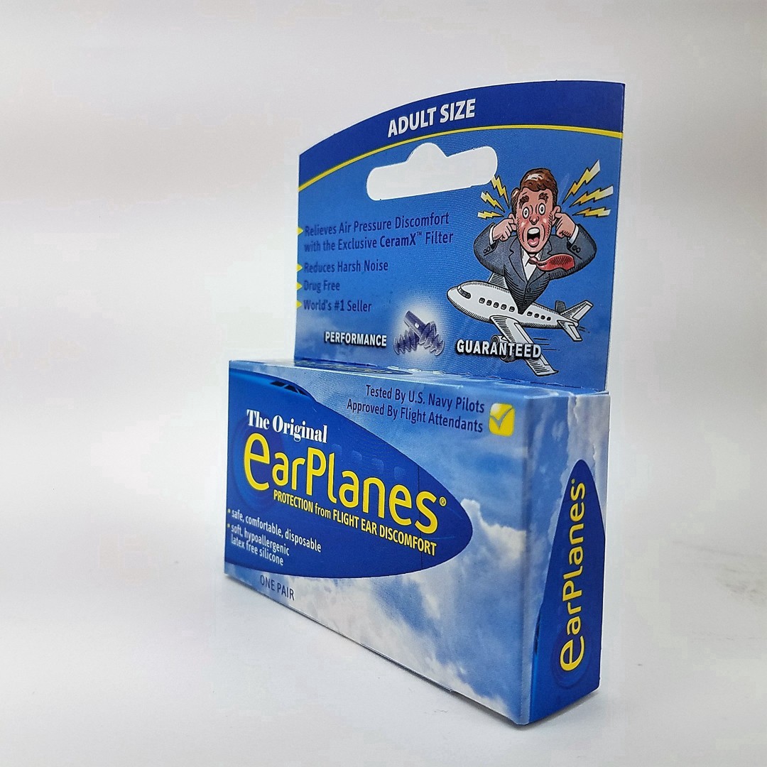 slide 4 of 13, EarPlanes Cirrus Air Tech Adult Flight Ear Protection, 1 pair