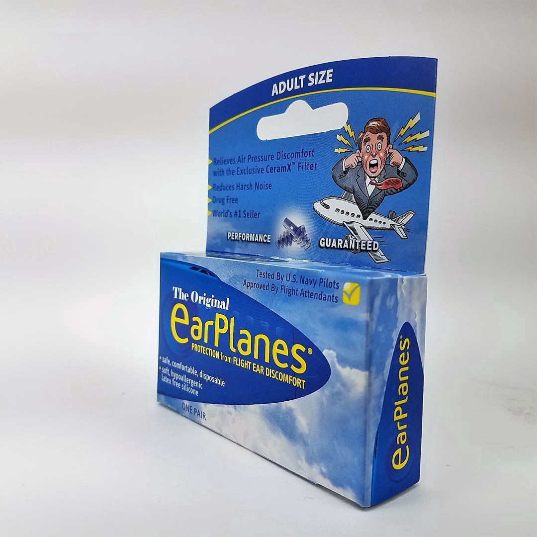 slide 8 of 13, EarPlanes Cirrus Air Tech Adult Flight Ear Protection, 1 pair