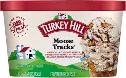 Turkey Hill Moose Tracks Frozen Dairy Dessert 1.44 qt
