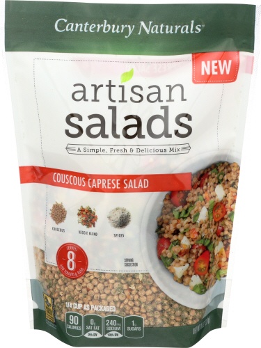 slide 1 of 1, Canterbury Naturals Artisan Salads Couscous Caprese Salad, 8 oz