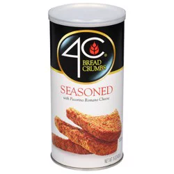4C Seasoned Bread Crumbs with Pecorino Romano Cheese 15 oz