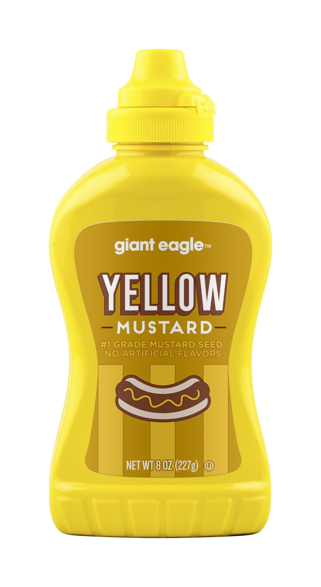 slide 1 of 1, Giant Eagle Yellow Mustard, 8 oz