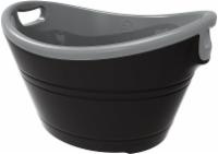 slide 1 of 1, Igloo Party Ice Bucket - Black/Gray, 20 qt