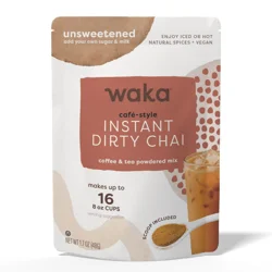 Waka Dirty Chai Premium Instant Coffee Tea Mix 1.7oz