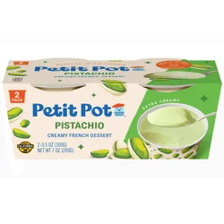 Petit Pot French Dessert Pistachio 2 Pk 7 Oz