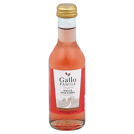 slide 1 of 6, Gallo Family White Zinfandel 187 ml, 187 ml