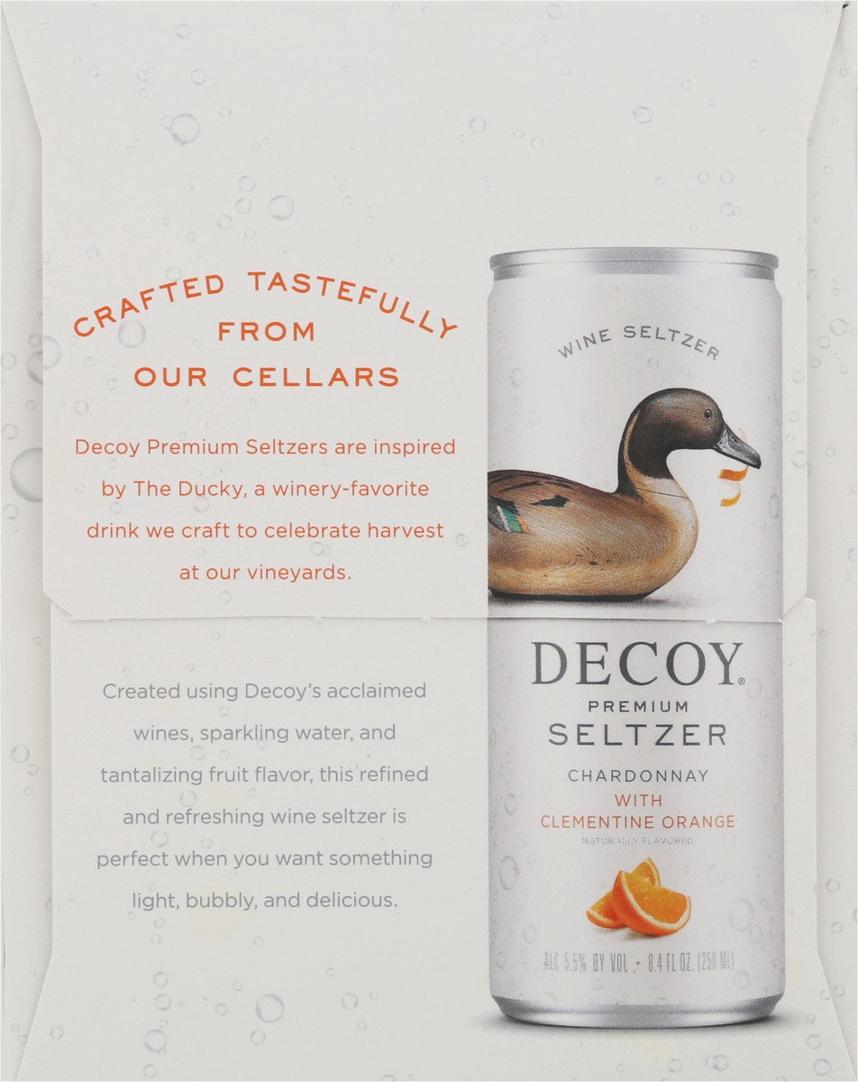 slide 14 of 14, Decoy Hard Seltzer Chard Orange 4Pk, 33.6 fl oz