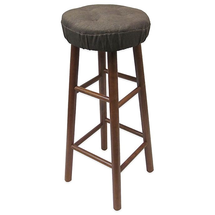 slide 1 of 1, Klear Vu Embrace Barstool Cover - Chocolate, 1 ct