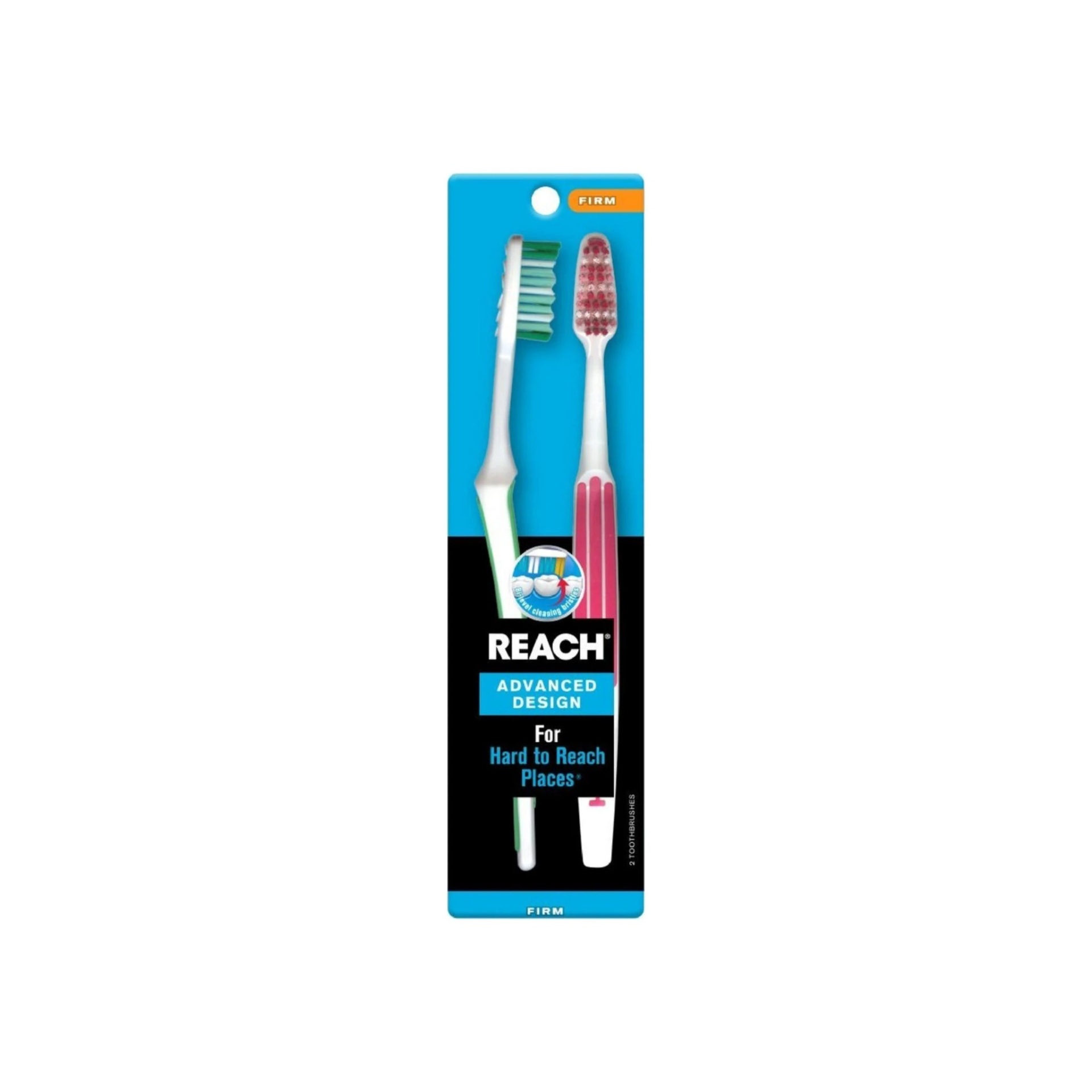 slide 1 of 2, REACH Toothbrushes 2 ea, 2 ct