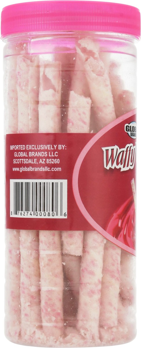 slide 5 of 14, Global Brands Waffy Wafer Roll, Strawberry Cream Filled, 5.68 Ounce, 5.68 oz