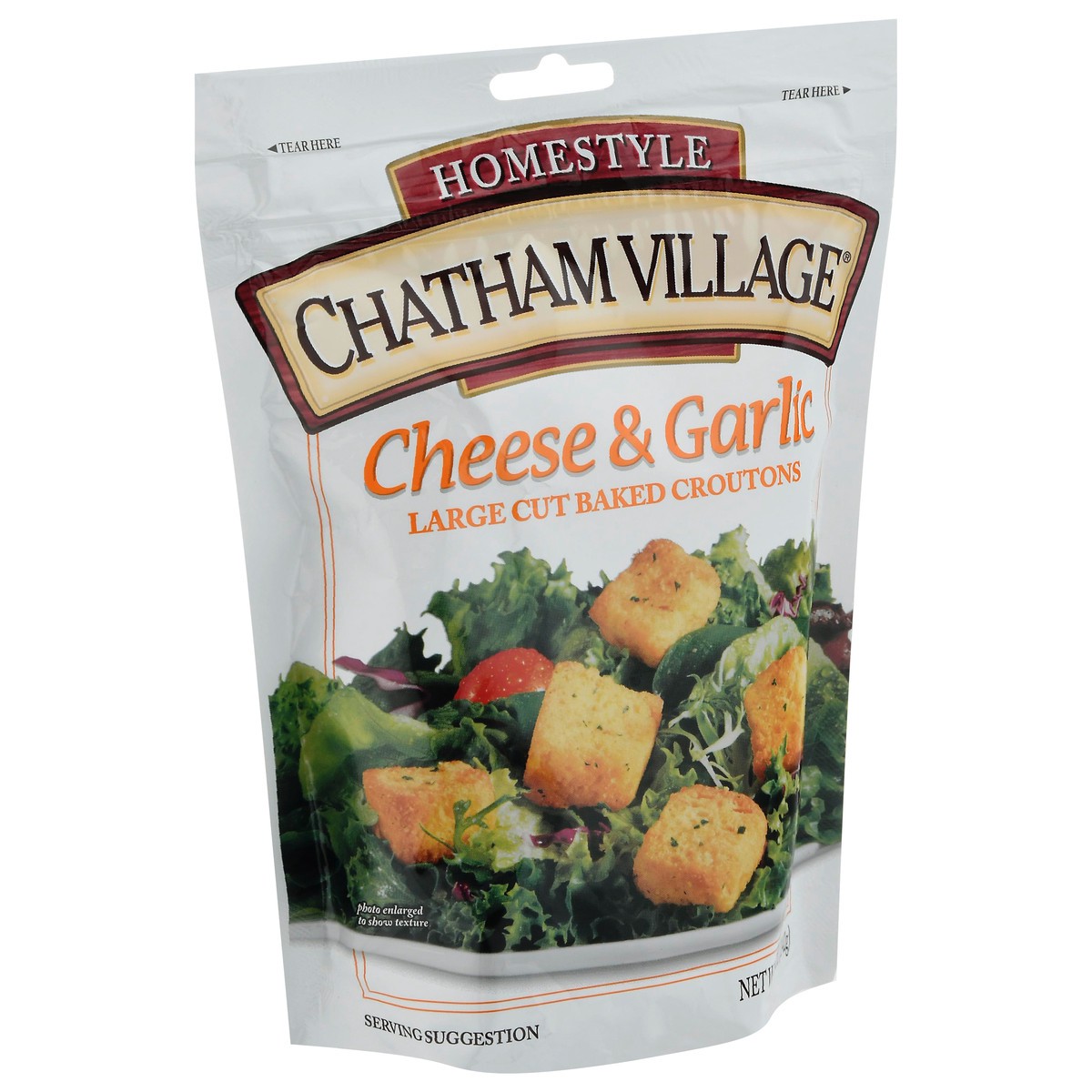 slide 2 of 9, Chatham Village Cheese & Garlic Croutons, 5 oz