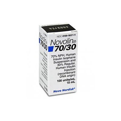slide 1 of 1, Novolin Insulin 70/30 U100 - 10 Ct, 10 ml