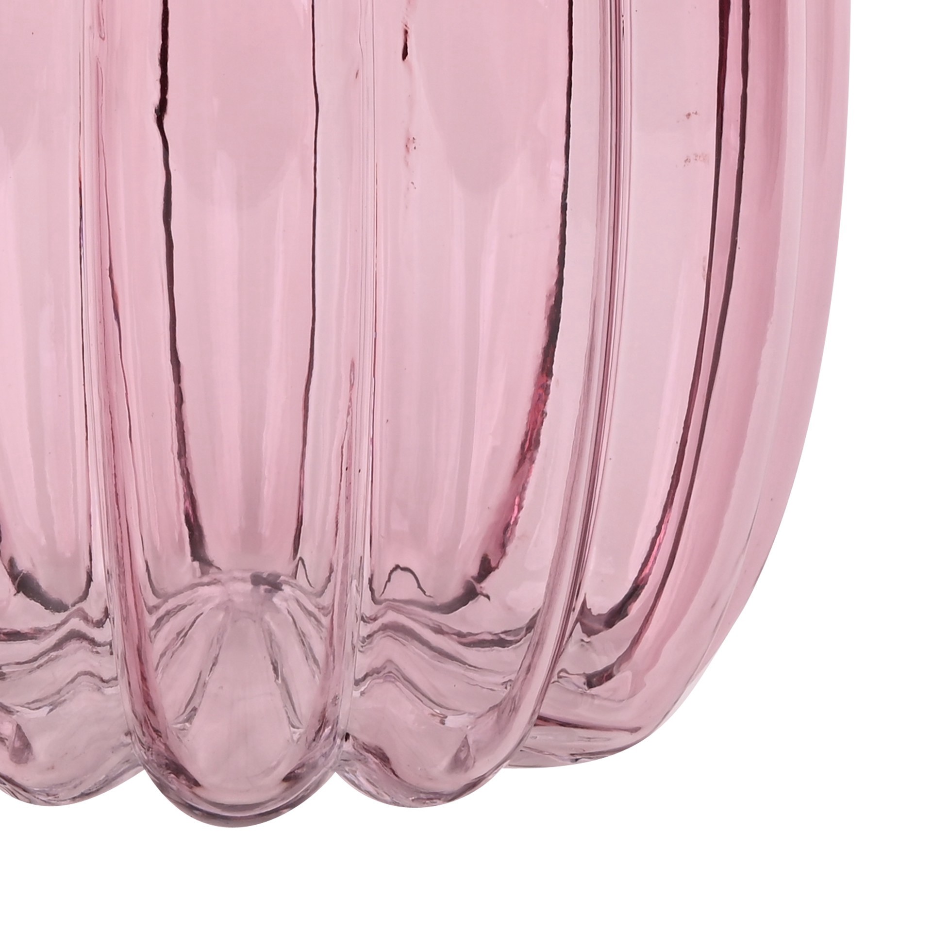 slide 3 of 4, 8" Pink Glass Tabletop Vase By Ashland, 8 in