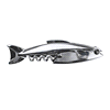 slide 9 of 9, barY3 Stainless Steel Shark Corkscrew, 1 ct