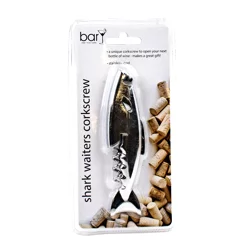 barY3 Stainless Steel Shark Corkscrew