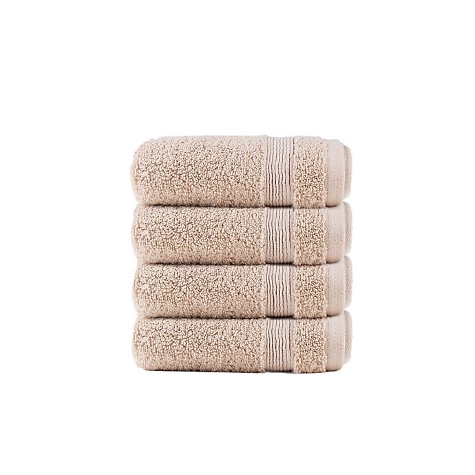 slide 1 of 1, SALT Hand Towels - Sand, 4 ct