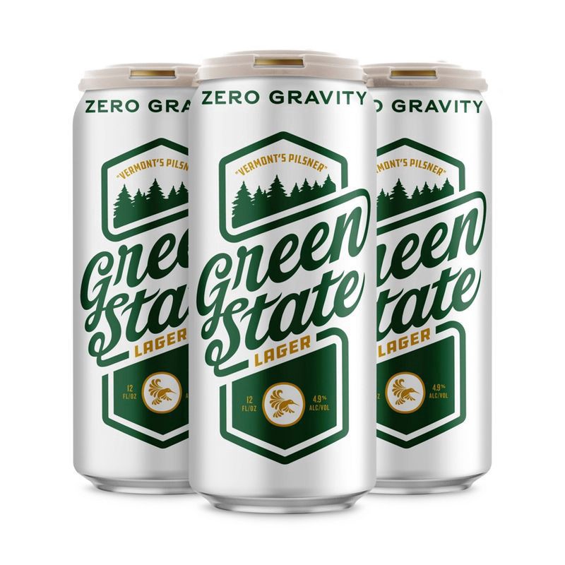 slide 1 of 3, Zero Gravity Craft Brewery Green State Lagersingle, 4 ct; 16 fl oz