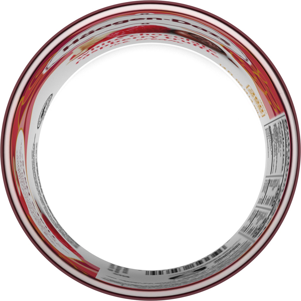 slide 10 of 12, Haagen Dazs White Choc Raspberry Truffle, 14 oz